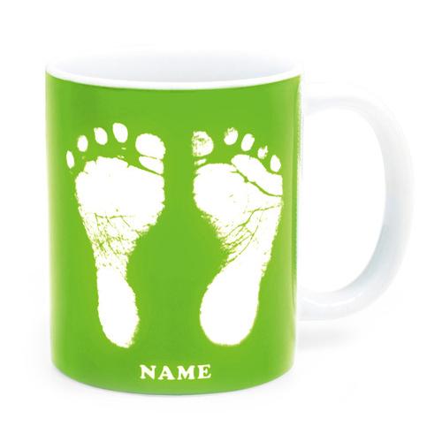 【ai mug｜生まれた時の記録が詰まったマグカップ】 手形 足形 名入れ オリジナルマグカップ  誕生日  赤ちゃん 敬老の日 母の日 父の日 出産記念 お祝い |  | 09