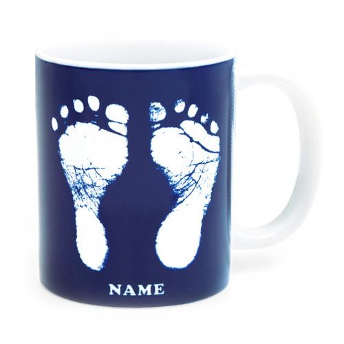 【ai mug｜生まれた時の記録が詰まったマグカップ】 手形 足形 名入れ オリジナルマグカップ  誕生日  赤ちゃん 敬老の日 母の日 父の日 出産記念 お祝い |  | 05