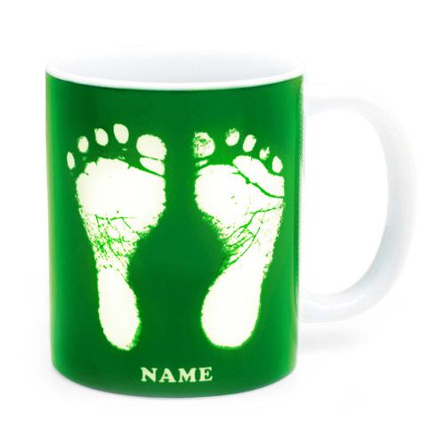 【ai mug｜生まれた時の記録が詰まったマグカップ】 手形 足形 名入れ オリジナルマグカップ  誕生日  赤ちゃん 敬老の日 母の日 父の日 出産記念 お祝い |  | 08