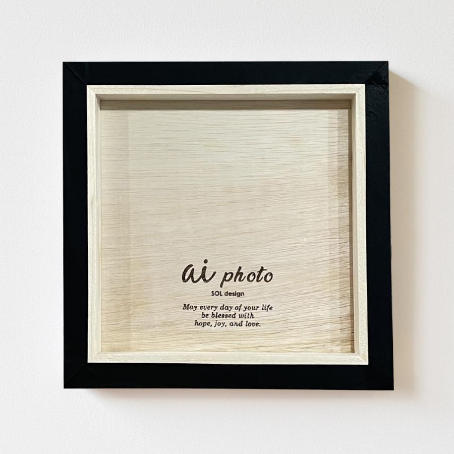 【アイフォト｜スクエア名前入りフォトパネル】赤ちゃん 敬老の日 父の日 母の日 出産祝い 出産記念 内祝い ギフト 記念 足形手形 名入れ 誕生日 |  | 05