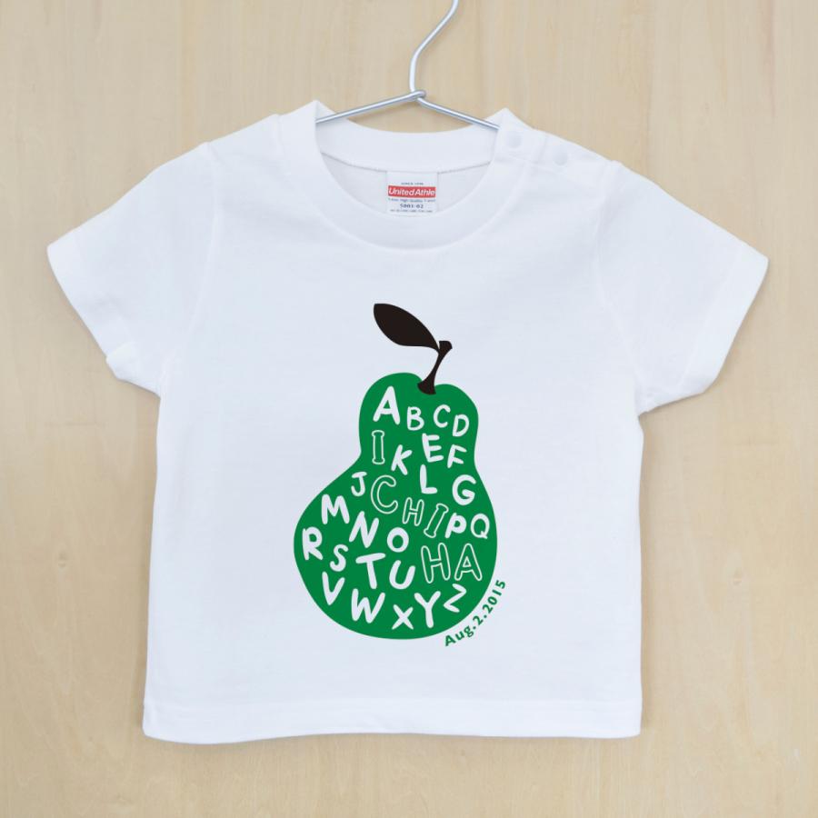 【赤ちゃんTシャツ】フルーツ 半袖 80 90 100 出産祝い 出産記念 ギフト 記念 プレゼント ベビー服 キッズ 名入れ アルファベット おしゃれ 幼稚園 保育園 |  | 13