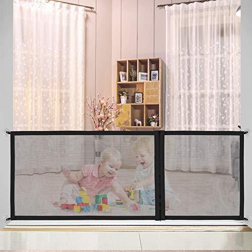 調整可能 犬 猫 ペットフェンス ネットバリア 折り畳み式 室内 侵入防止 ペット用 多