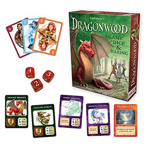 可愛いクリスマスツリーやギフトが！ Dragonwood ボードゲーム GameWright A [並行輸入品] Daring Dice of Game ボードゲーム