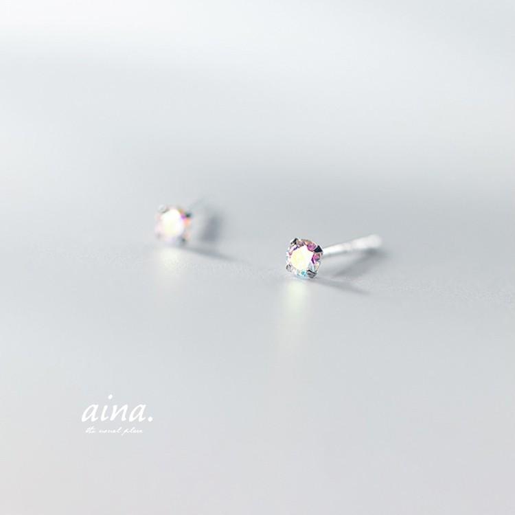 ピアス レディース 金属アレルギー対応 ニッケルフリー SV925 プラチナ仕上げ 18金仕上げ 1粒 一粒 10カラー 小さい 小さめ 両耳用 20代 30代 40代 送料無料 | ブランド登録なし | 09