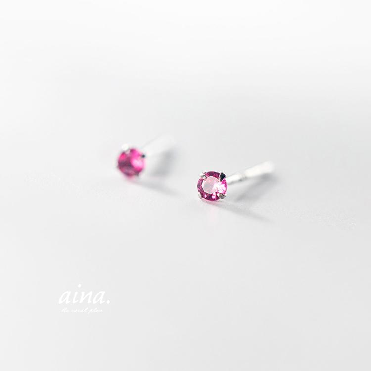 ピアス レディース 金属アレルギー対応 ニッケルフリー SV925 プラチナ仕上げ 18金仕上げ 1粒 一粒 10カラー 小さい 小さめ 両耳用 20代 30代 40代 送料無料 | ブランド登録なし | 14