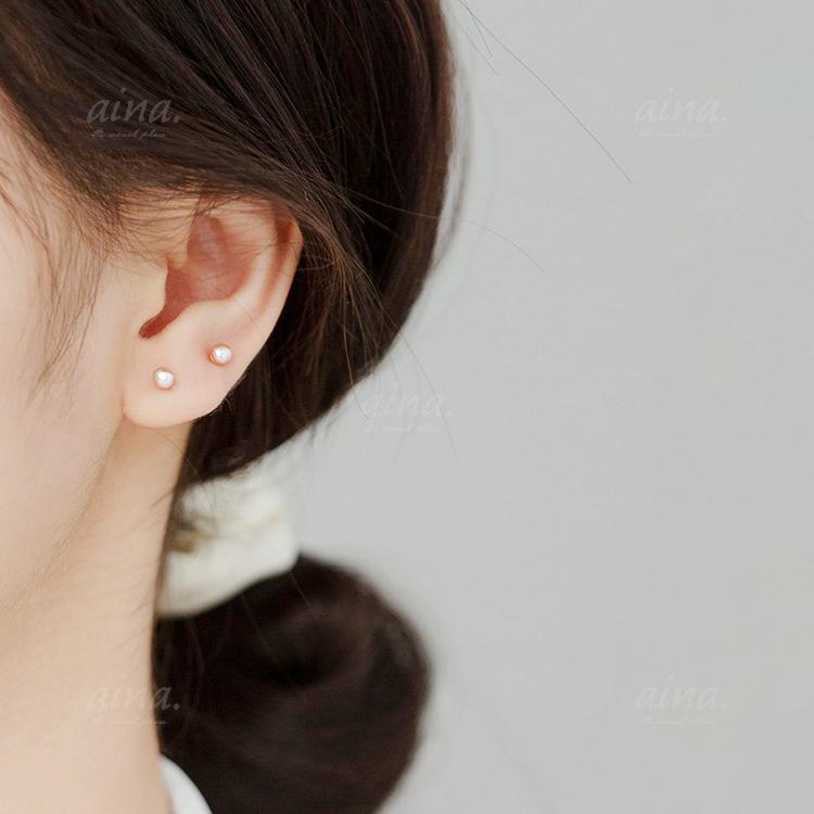 パールピアス ピアス パール 真珠 レディース 金属アレルギー対応