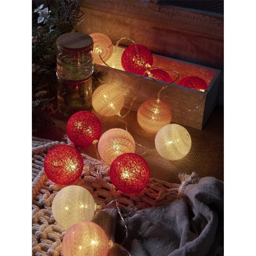 クリスマスツリー クリスマス飾り 装飾ライト LED電飾 3M20灯 イルミネーションライト 乾電池式 20個ボール 装飾 北欧 飾り室内 屋外｜ainastore23｜12