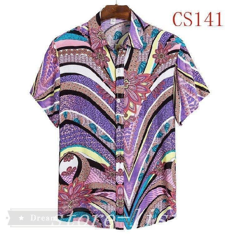 新作アロハシャツ40代50代アロハシャツメンズレディース夏服総柄柄シャツ半袖シャツカジュアルシャツおしゃれスボタニカル男女兼用 |  | 10