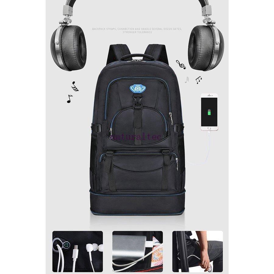 リュックサック リュック 大容量 50L バック メンズ 鞄 かばん ボディーバッグ USB充電 防水 通気 登山 アウトドア レディース｜ainastore23｜08