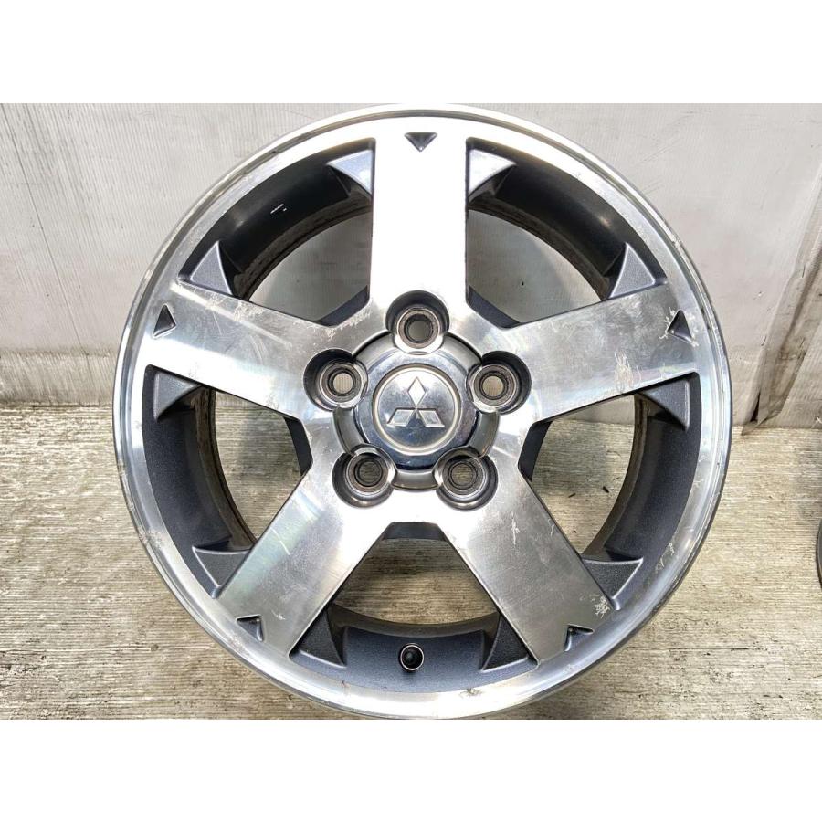 中古ホイール 4本 三菱純正 15x5.5 46 114.3-5穴 中古アルミホイール