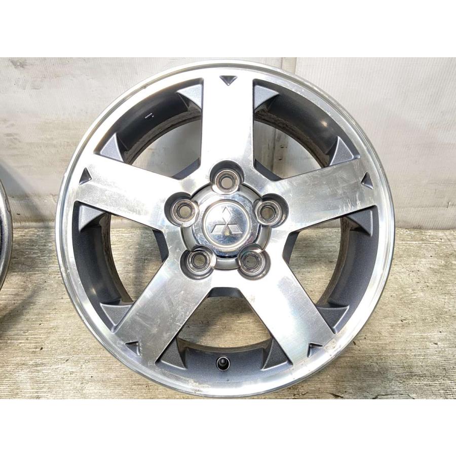 中古ホイール 4本 三菱純正 15x5.5 46 114.3-5穴 中古アルミホイール
