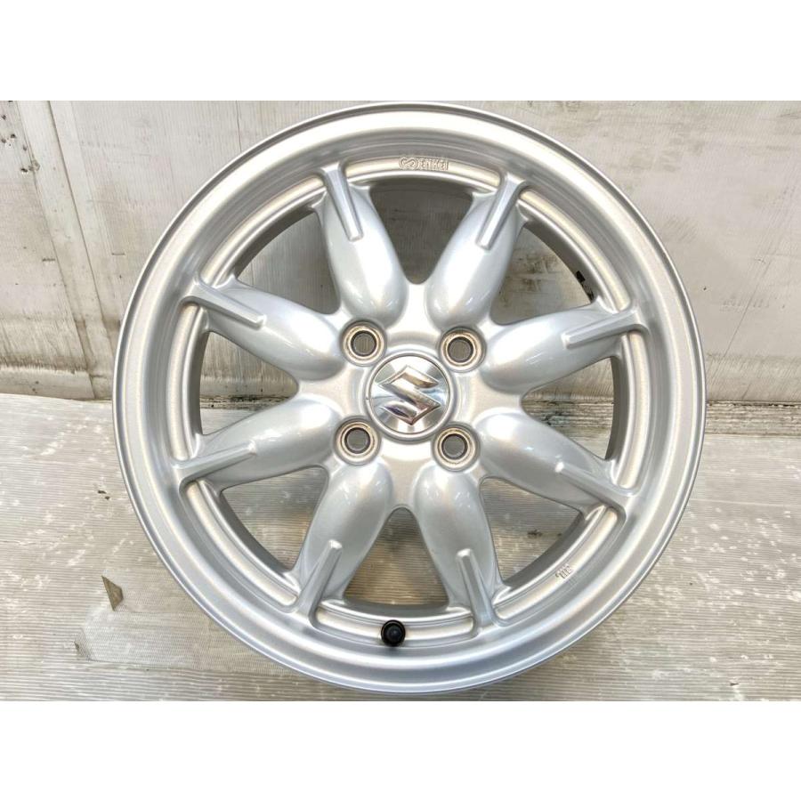 中古ホイール 4本 スズキ純正 15x4.5 45 100-4穴 中古アルミホイール