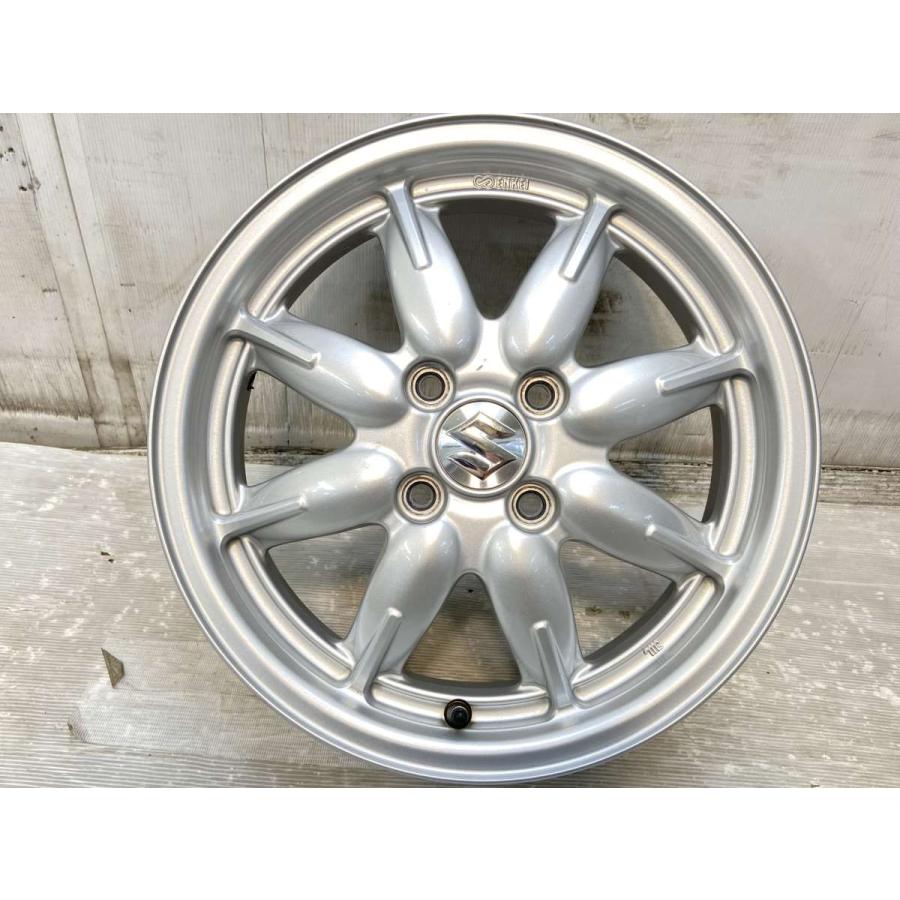中古ホイール 4本 スズキ純正 15x4.5 45 100-4穴 中古アルミホイール