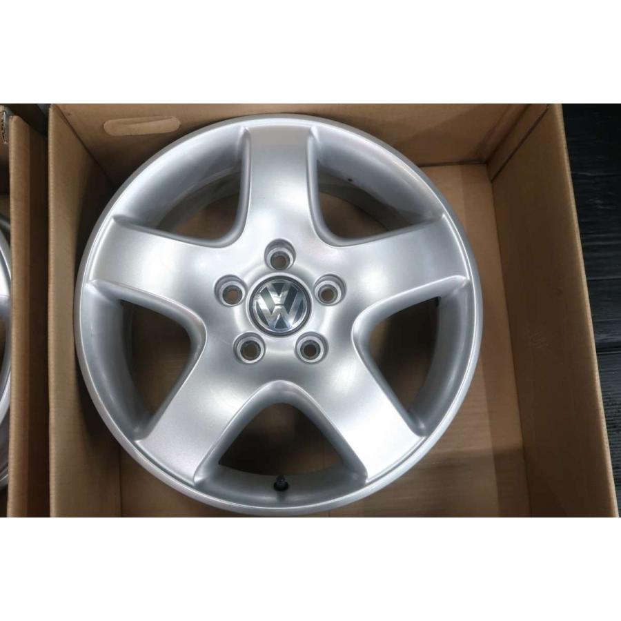 中古ホイール 4本 フォルクスワーゲン純正 17x7.0 55 112-5穴 中古