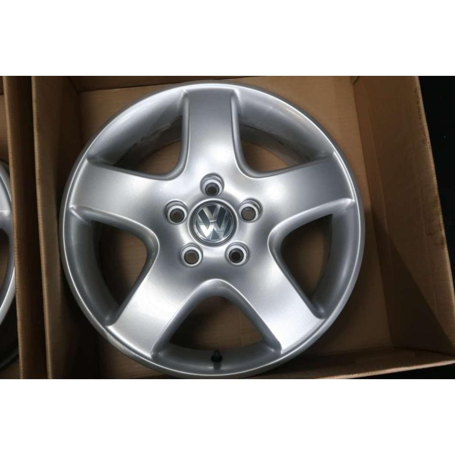 中古ホイール 4本 フォルクスワーゲン純正 17x7.0 55 112-5穴 中古  