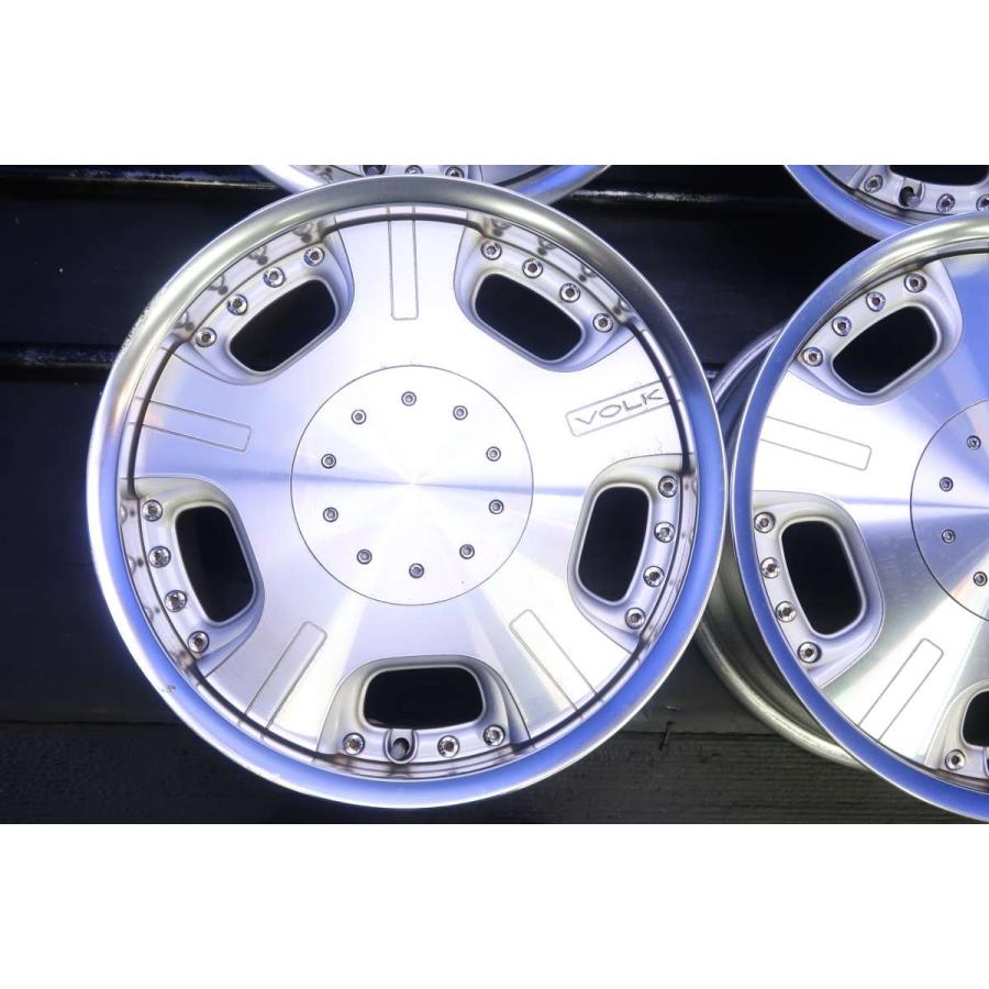 RAYS18インチのディッシュホイール2本10j+38/1本はジャンク品 ワーク VS XX 8.0j 18インチ フルリバース ライトグレイッシュ