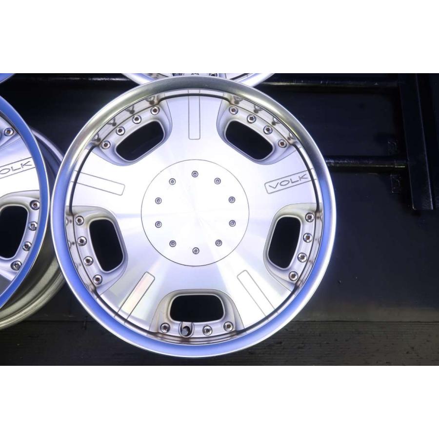 中古ホイール 4本 RAYS VOLK DD ディッシュ 17x8.0 44 114.3-5穴 中古