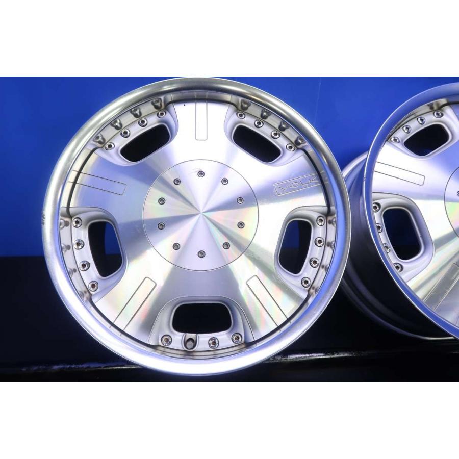 中古ホイール 4本 RAYS VOLK DD ディッシュ 17x8.0 44 114.3-5穴 中古