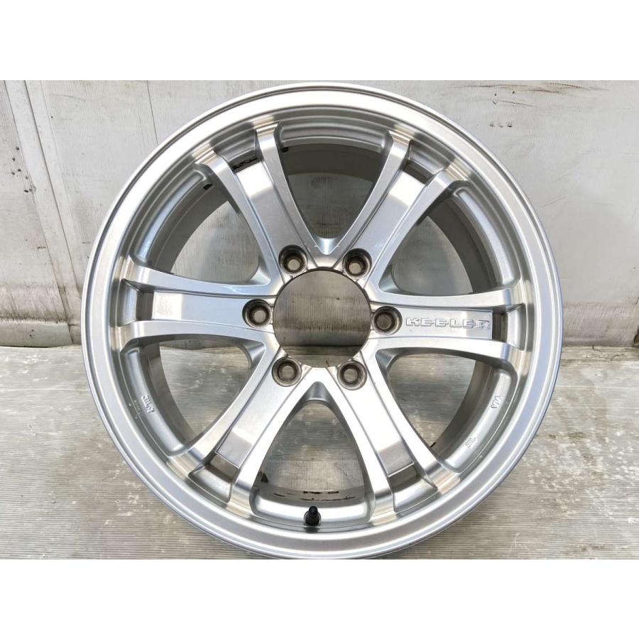 中古ホイールWedsウェッズKEELERキーラー6穴6J+33ハイエース200系 中古ホイール 4本 WEDS キーラー 17x7.5 25 139.7-6穴 中古アルミ