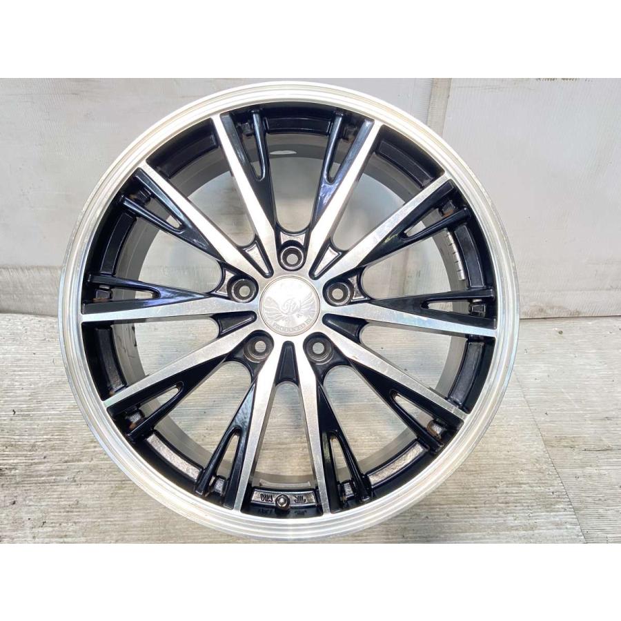 中古ホイール 4本 PRODUCED BY AI 18x7.0 55 114.3-5穴 中古アルミ 