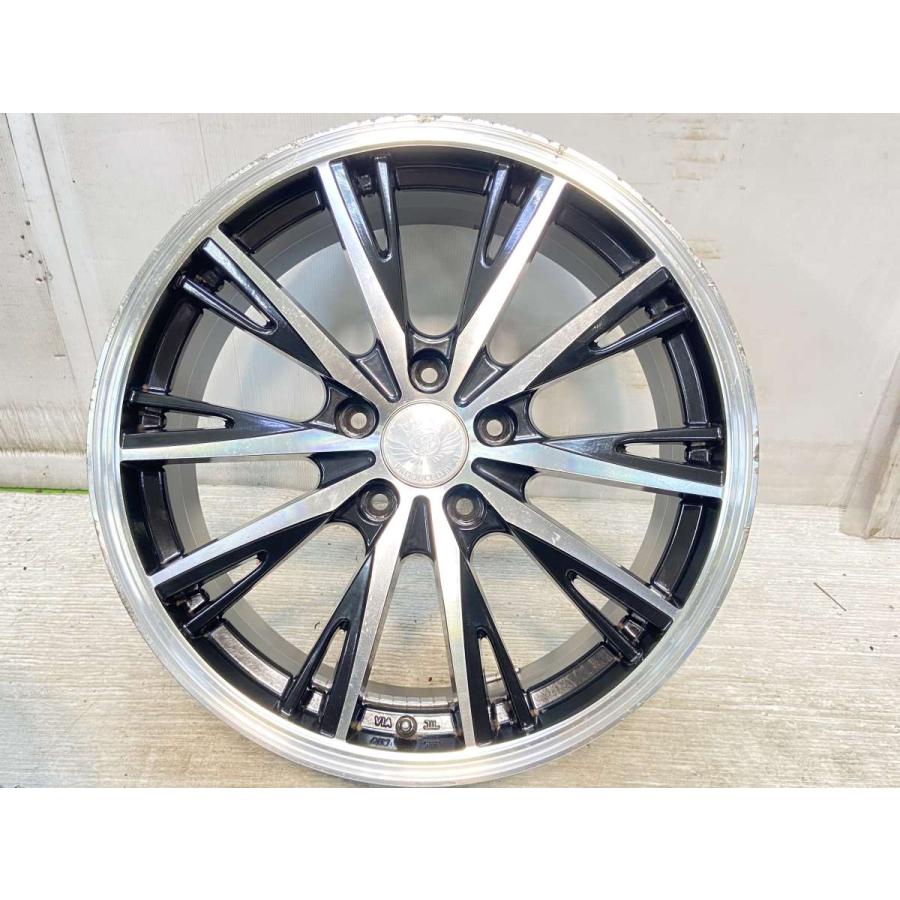 中古ホイール 4本 PRODUCED BY AI 18x7.0 55 114.3-5穴 中古アルミ