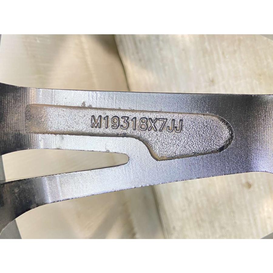 中古ホイール 4本 PRODUCED BY AI 18x7.0 55 114.3-5穴 中古アルミ 