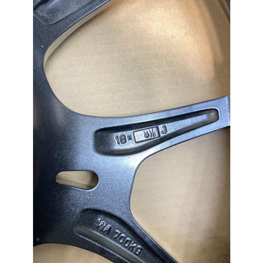 中古ホイール 4本 RAYS GRAM LIGHTS 57FXZ 18x8.5 45 114.3-5穴 中古