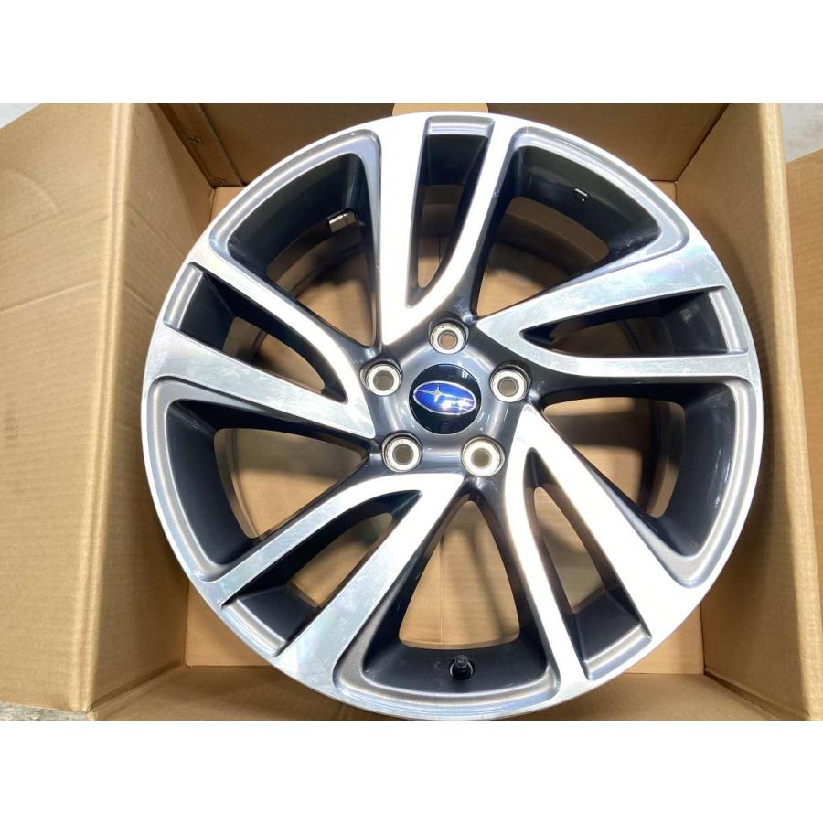 中古ホイール 4本 スバル純正 18x7.5 55 114.3-5穴 中古アルミホイール 