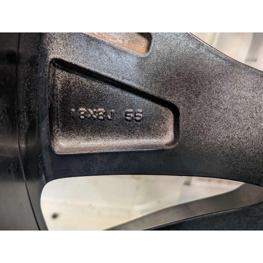 中古ホイール 4本 ホンダ純正 18x8.0 55 114.3-5穴 中古アルミホイール