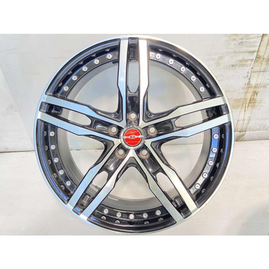 中古ホイール 4本 シャレン 19x7.5 55 114.3-5穴 中古アルミホイール 