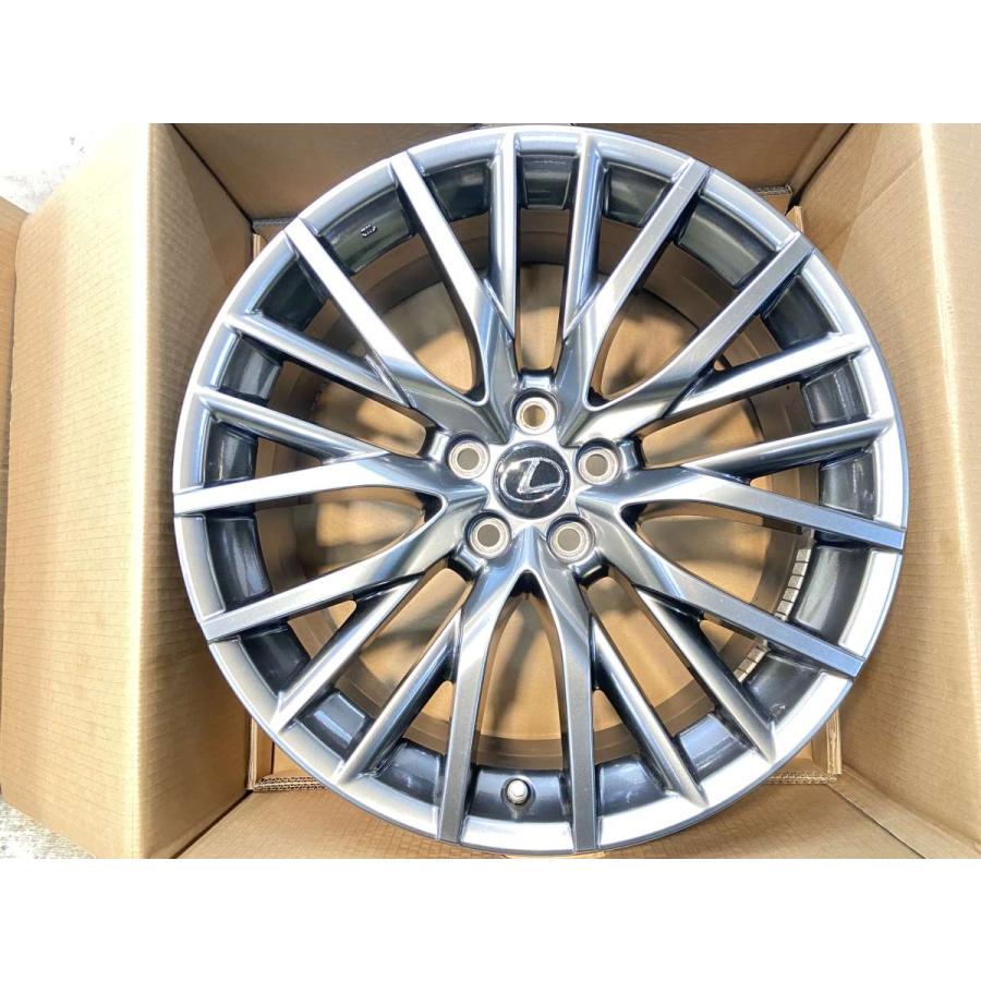 中古ホイール 4本 レクサス純正 20x8.0 30 114.3-5穴 中古アルミ