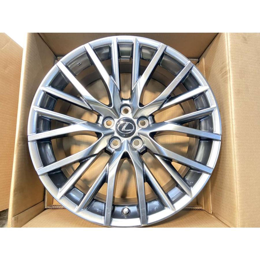 中古ホイール 4本 レクサス純正 20x8.0 30 114.3-5穴 中古アルミ