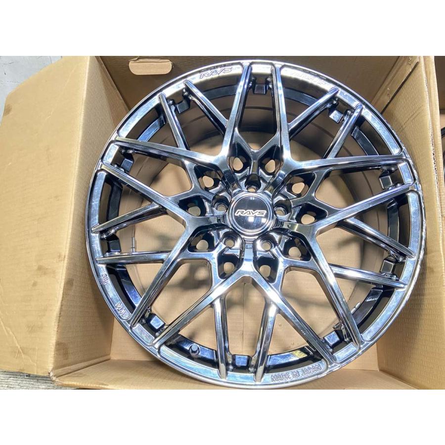 中古ホイール 4本 RAYS VERSUS VV25M 20x8.5 28 114.3-5穴 中古アルミ