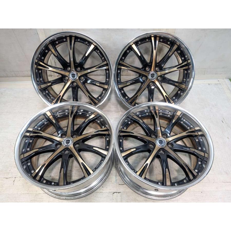 中古ホイール 4本 WORK シュバートSC4 20x8.5 35 114.3-5穴 中古アルミ
