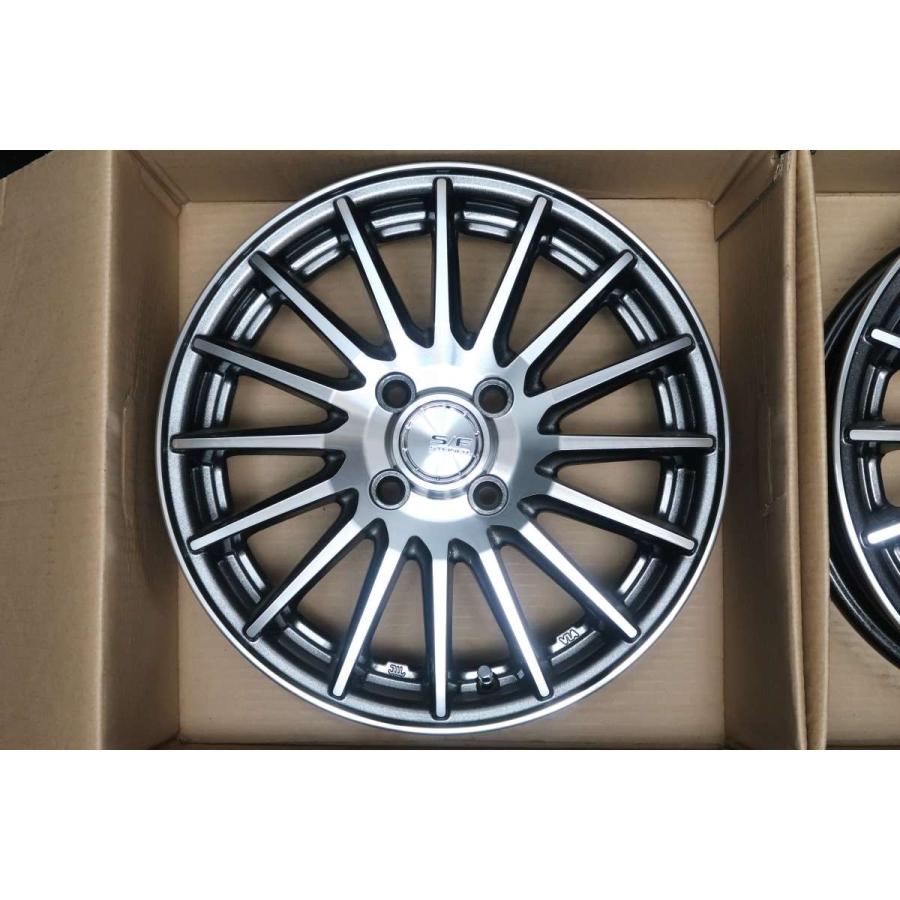 中古ホイール 4本 共豊 シュタイナーSFX 15x4.5 45 100-4穴 中古アルミ