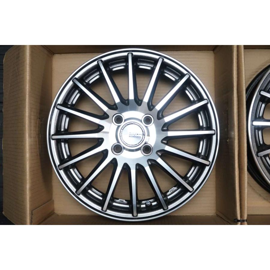 中古ホイール 4本 共豊 シュタイナーSFX 15x4.5 45 100-4穴 中古
