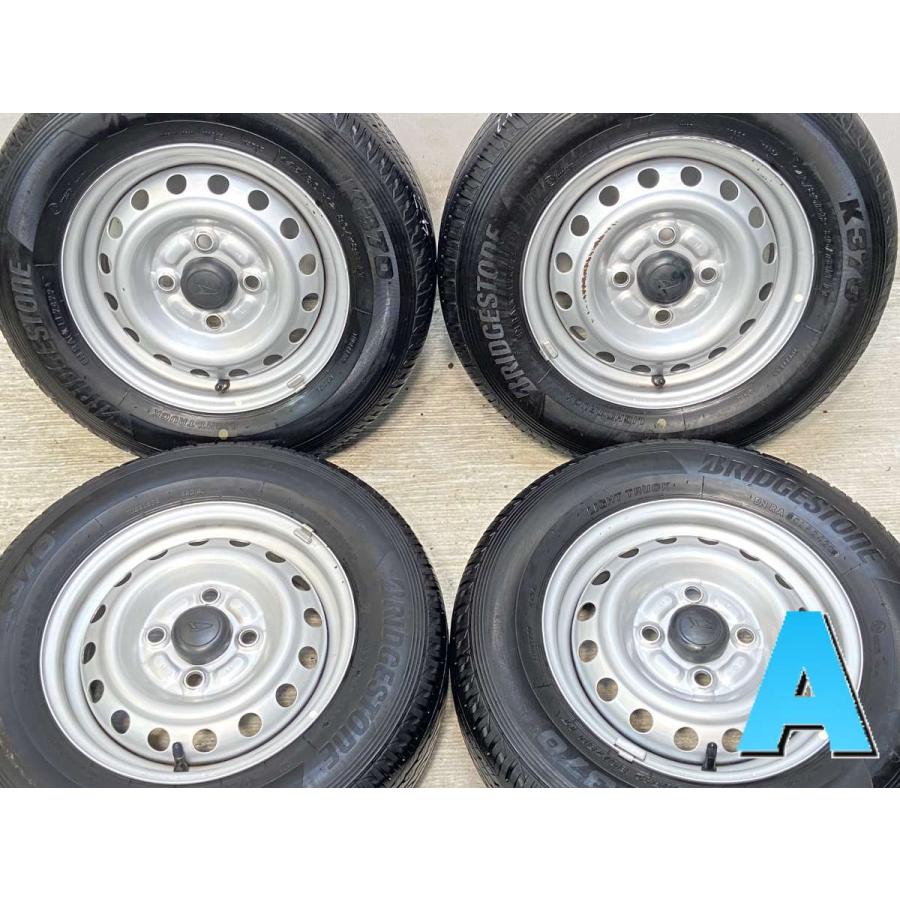 【着払い】145/80R12 ダイハツ純正鉄ホイールセット NANKANG 値下げ！ 145/80R12 LT規格 ゴツゴツセット FT-9 23年製