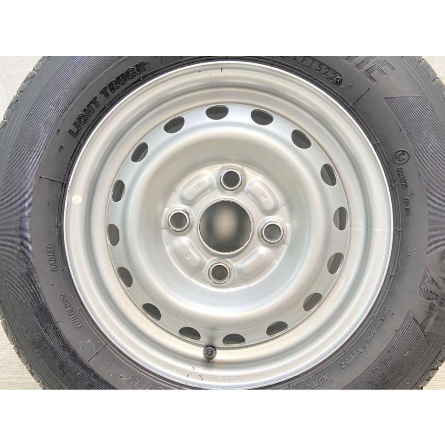 新車はずし145/80R12　スズキキャリィ純正タイヤホイール4本セット 新車はずし145/80R12 スズキキャリィ純正タイヤホイール4本セット