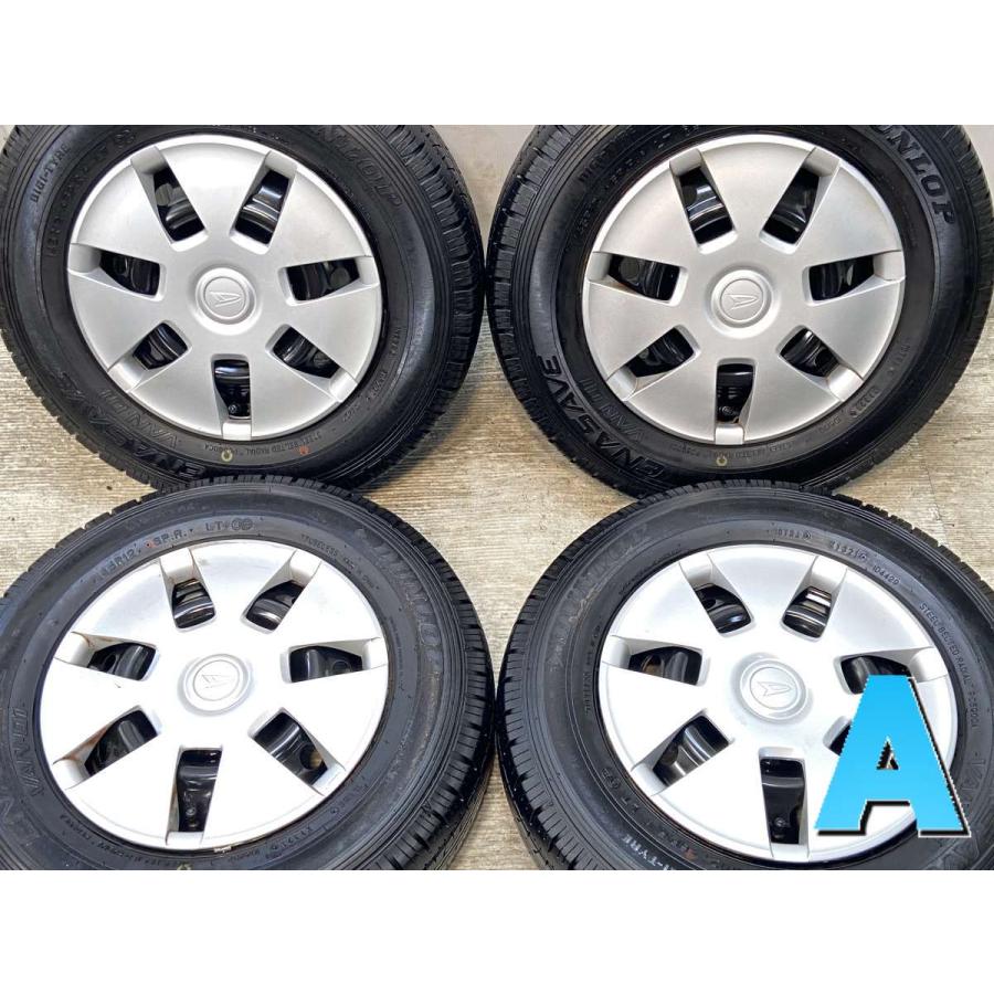 DUNLOP ENASAVE VAN01 DIGI-TYRE 145R12 6P.R 中古タイヤ&ホイール4本