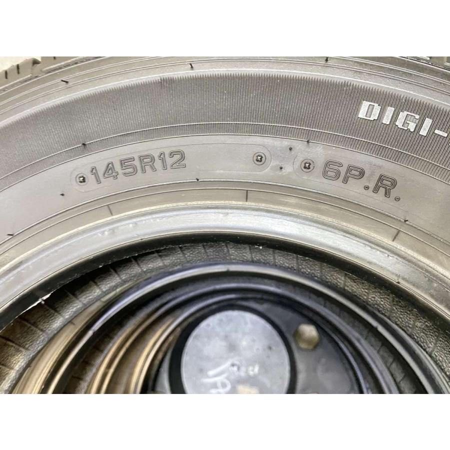 DUNLOP（ダンロップ） 中古タイヤ サマータイヤ 4本セット 145R12 6PR