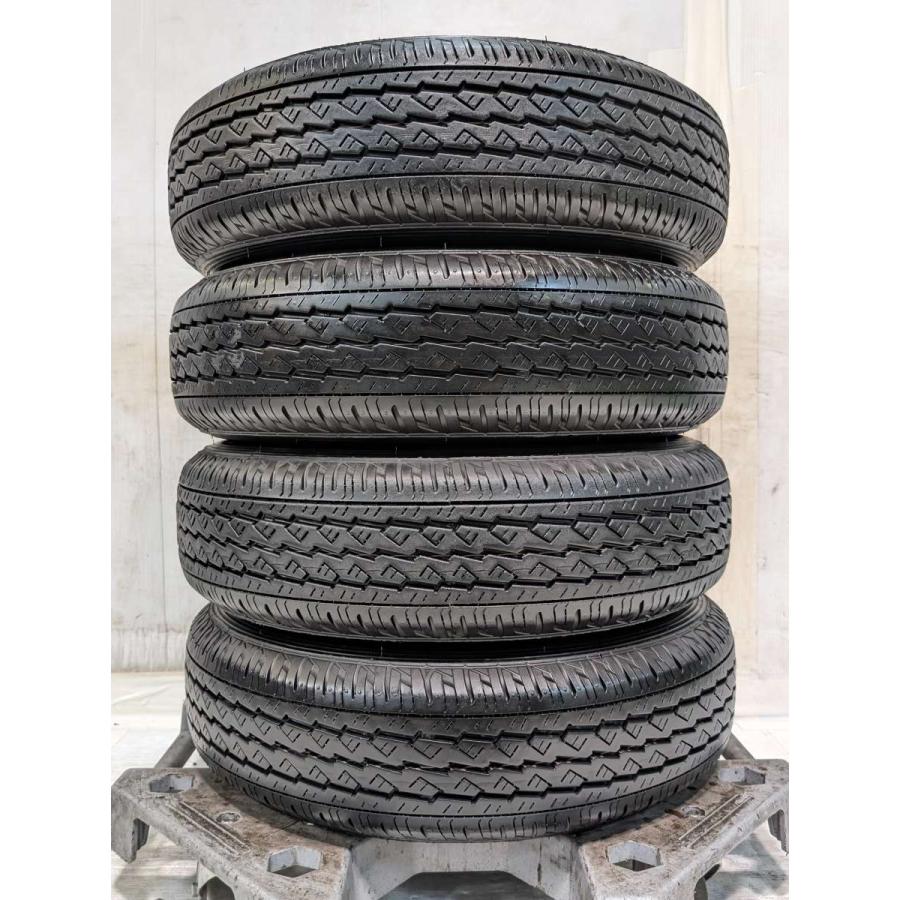 Bridgestone K370 145/80R12 4本セット中古品 BRIDGESTONE（ブリヂストン） 中古タイヤ サマータイヤ ホイールセット
