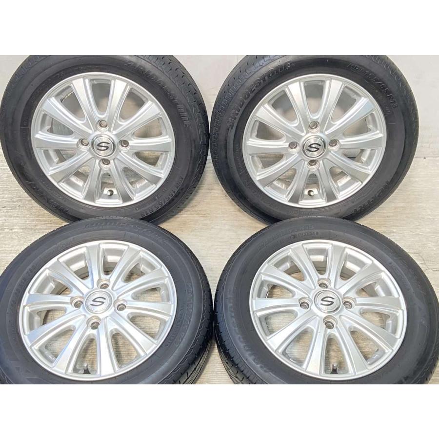 中古サマータイヤ&ホイール4本セット 155/65R13