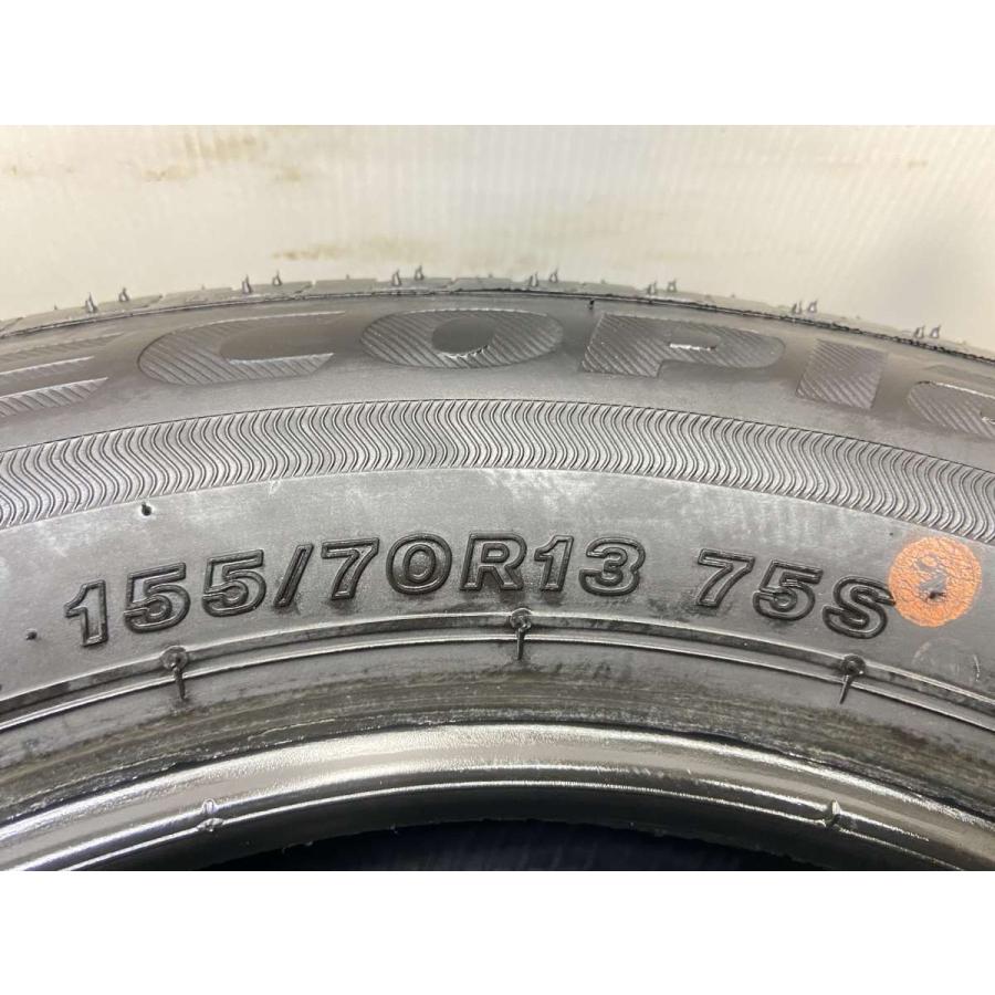 155/70R13 ブリヂストン エコピア　EP150 中古夏4本　2022年製 BRIDGESTONE 中古タイヤ サマータイヤ 4本セット 155/70R13