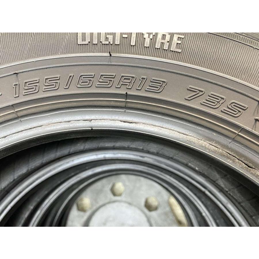 DUNLOP（ダンロップ） 中古タイヤ サマータイヤ 4本セット 155/65R13