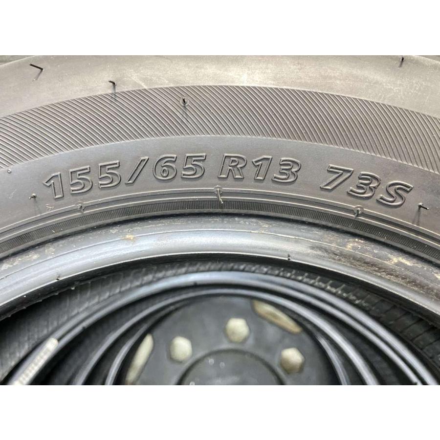 BRIDGESTONE 中古タイヤ サマータイヤ 4本セット155/65R13