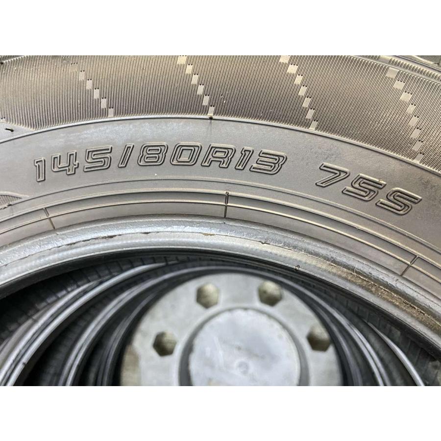 145/80R13 ダンロップ EC204 中古タイヤ４本セット エナセーブ ダンロップ ENASAVE EC204 145/80R13 75S サマー
