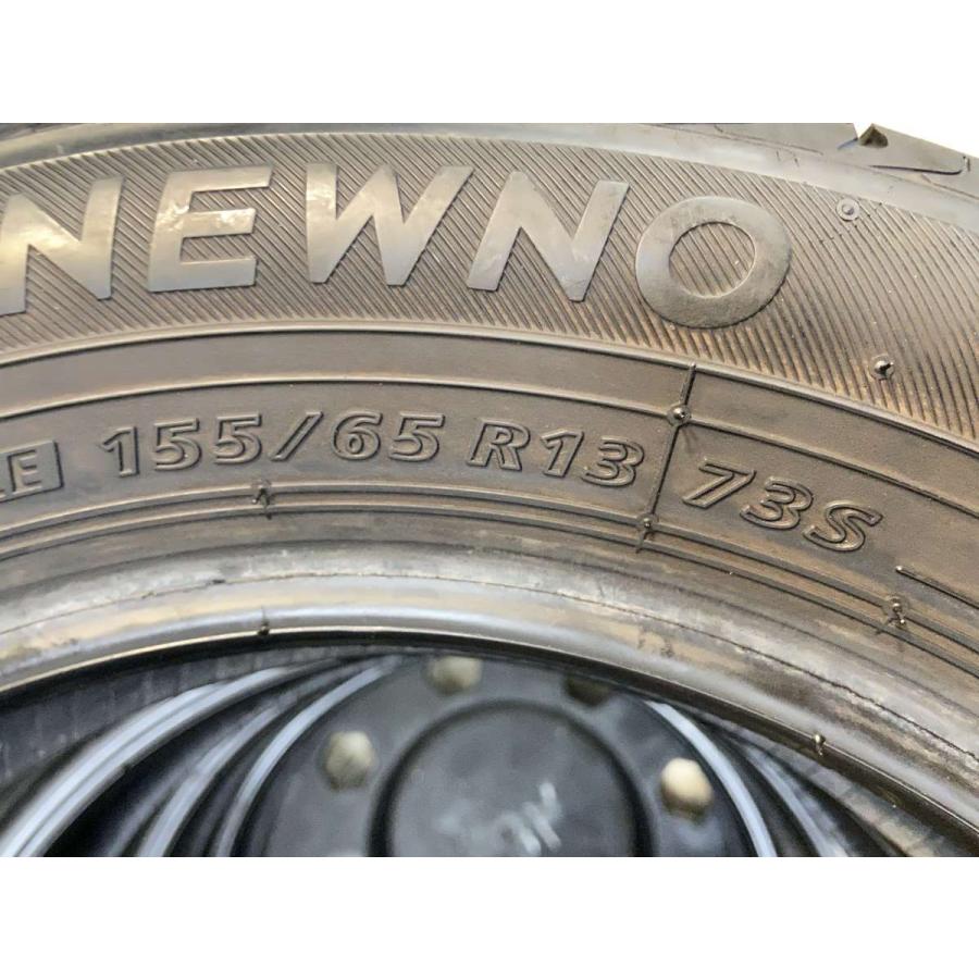 BRIDGESTONE（ブリヂストン） 中古タイヤ サマータイヤ 4本セット 155 