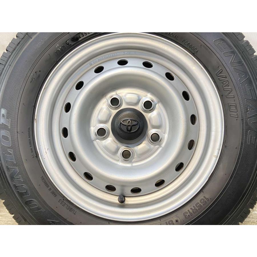 サマータイヤホイール4本セット 165R13 8PR トヨタ純正ホイール 【公式