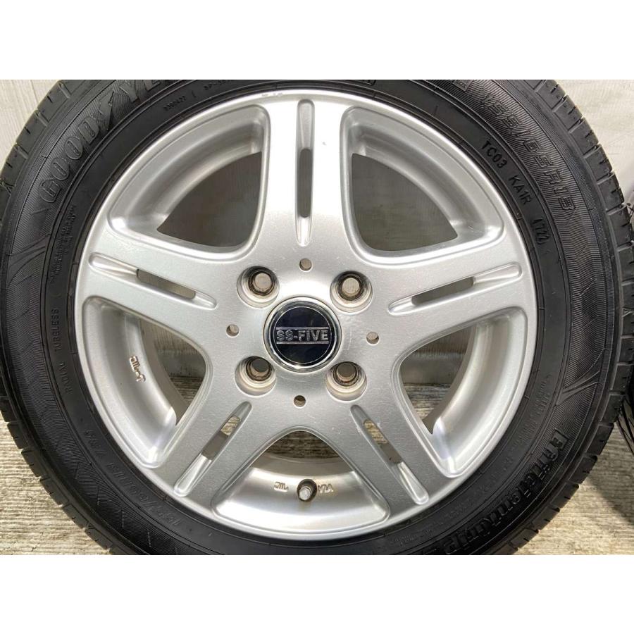 グッドイヤー（GOODYEAR） 中古タイヤ サマータイヤ ホイールセット 4