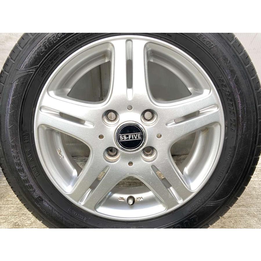 グッドイヤー（GOODYEAR） 中古タイヤ サマータイヤ ホイールセット 4